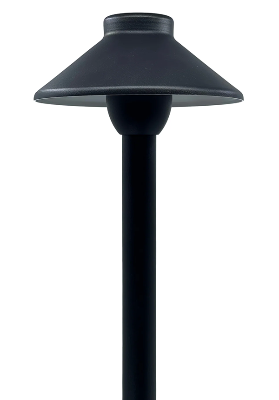 Aluminum pathway light black