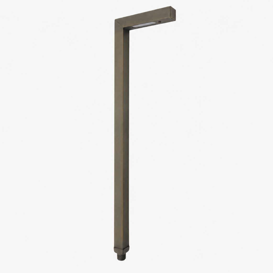 Brass L-Shape Pathway Light - Slim | Antique Bronze